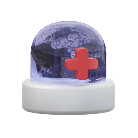 Sirena de emergencia  3D Icon