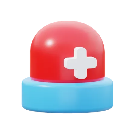 Sirena de emergencia  3D Icon
