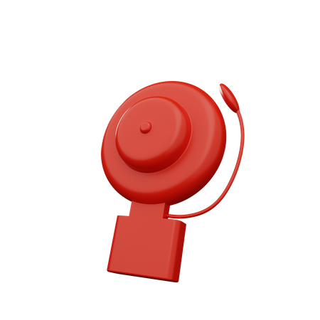 Emergency alarm  3D Illustration