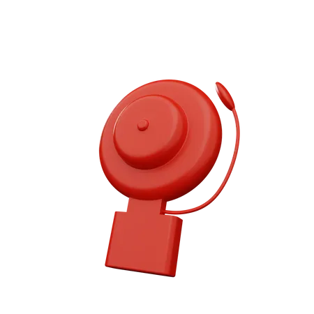 Emergency alarm  3D Illustration