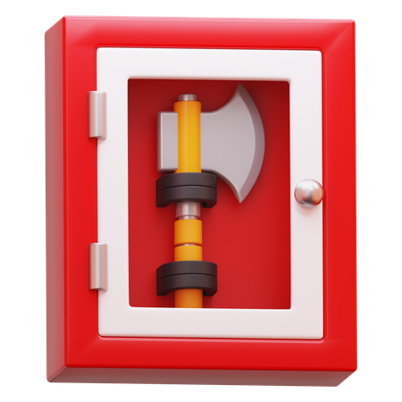 Emergency Axe Box  3D Icon