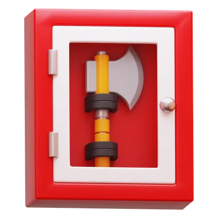 Emergency Axe Box  3D Icon