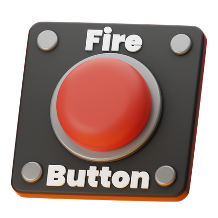 EMERGENCY BUTTON  3D Icon