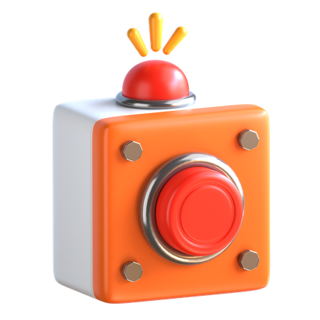 Emergency Button  3D Icon