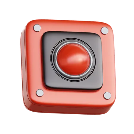 Emergency Button  3D Icon