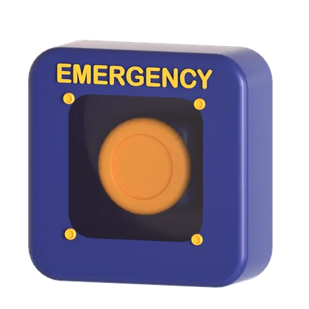 Emergency Button  3D Icon