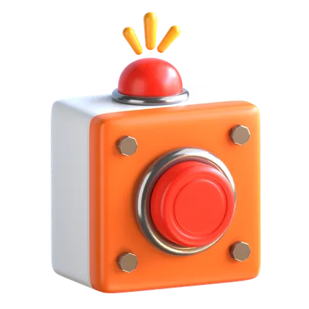 Emergency Button  3D Icon