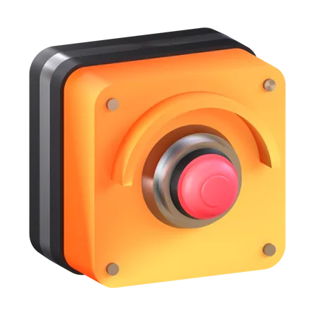 Emergency Button  3D Icon