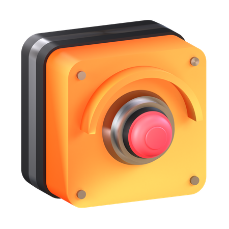 Emergency Button  3D Icon