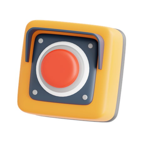 Emergency Button  3D Icon