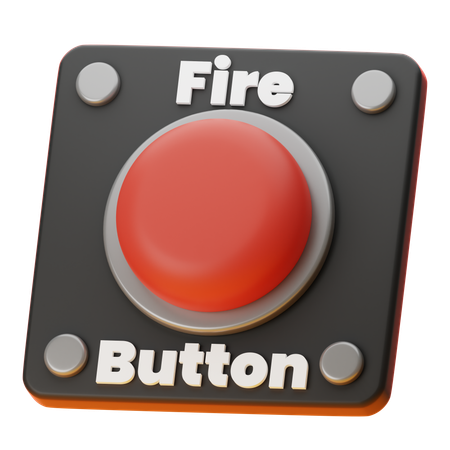 EMERGENCY BUTTON  3D Icon