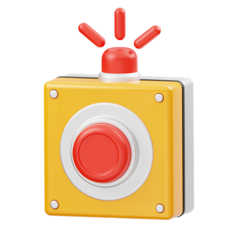 Emergency Button  3D Icon