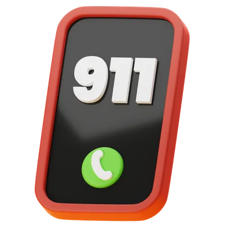 EMERGENCY CALL  3D Icon