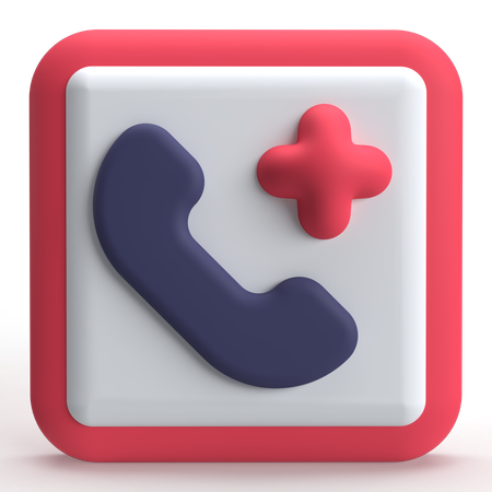 Emergency Call  3D Icon