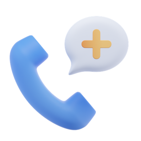 Emergency Call  3D Icon