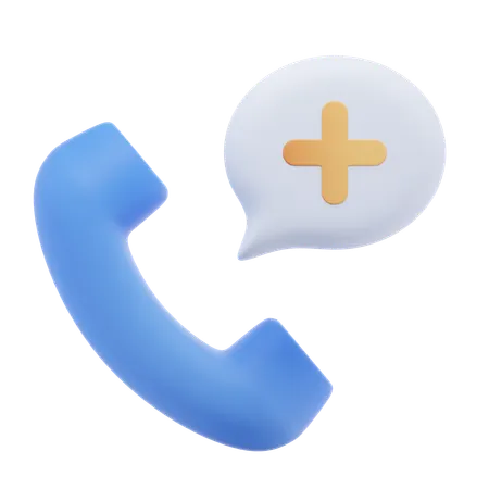 Emergency Call  3D Icon