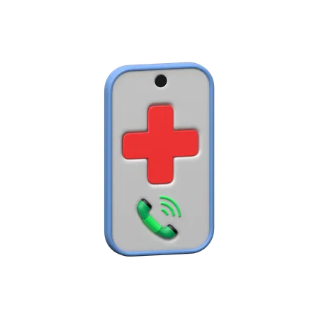 Emergency Call  3D Icon