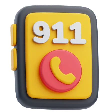 Emergency Call  3D Icon