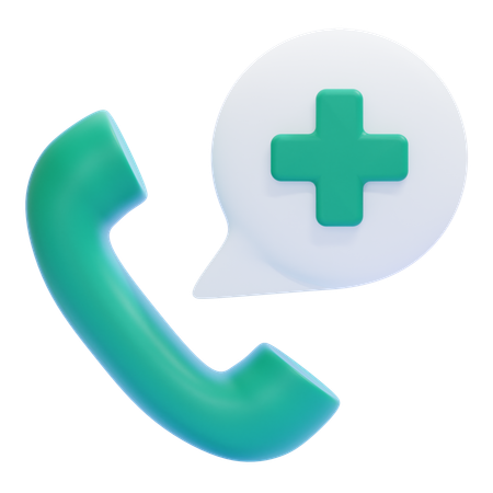 Emergency Call  3D Icon