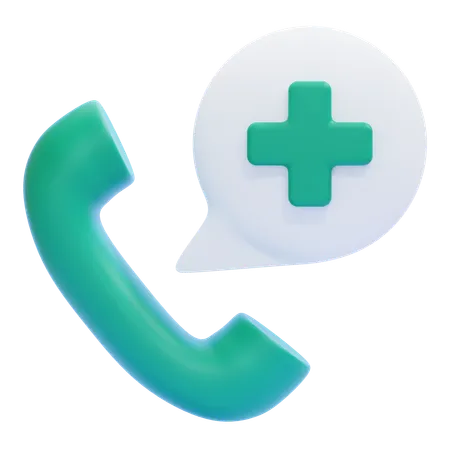 Emergency Call  3D Icon