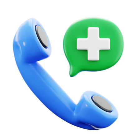 Emergency Call  3D Icon