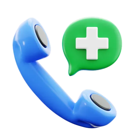 Emergency Call  3D Icon