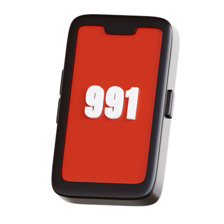 Emergency Call  3D Icon