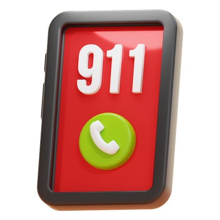 EMERGENCY CALL  3D Icon