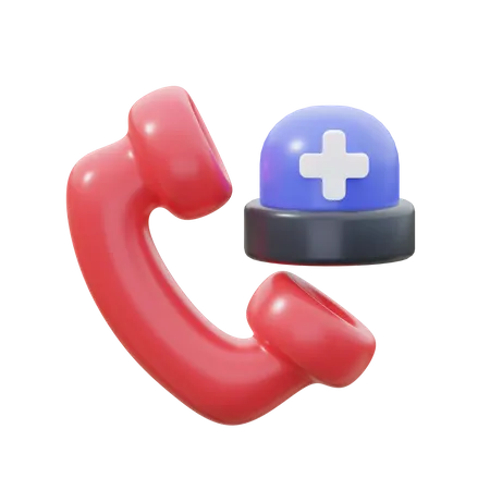 Emergency Call  3D Icon