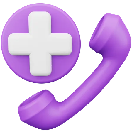 Emergency Call  3D Icon