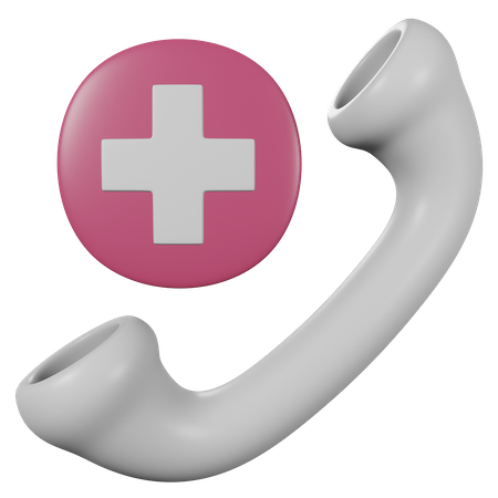 Emergency Call  3D Icon