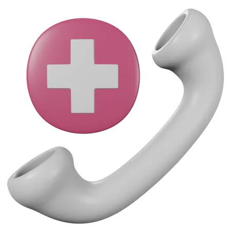 Emergency Call  3D Icon