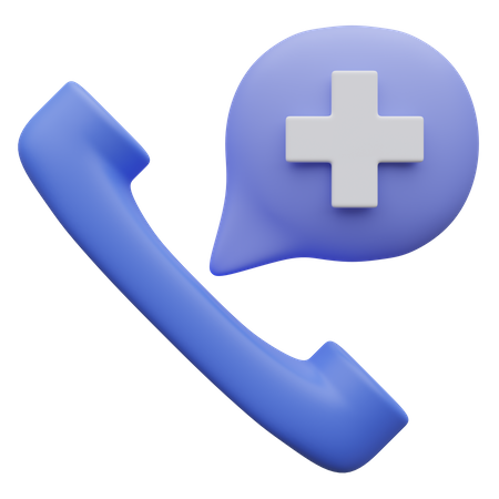 Emergency Call  3D Icon