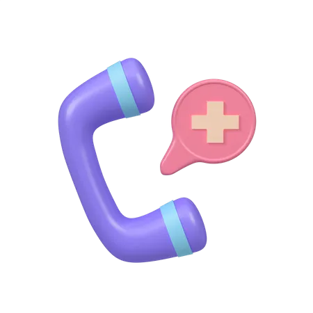 Emergency Call  3D Icon