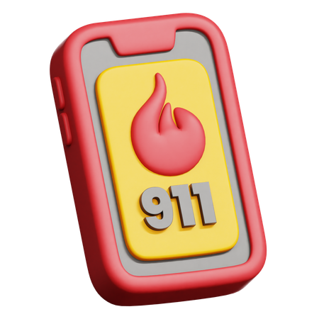 Emergency Call  3D Icon