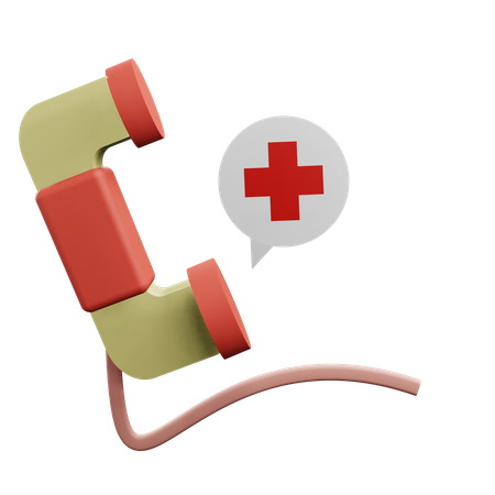 Emergency Call  3D Icon