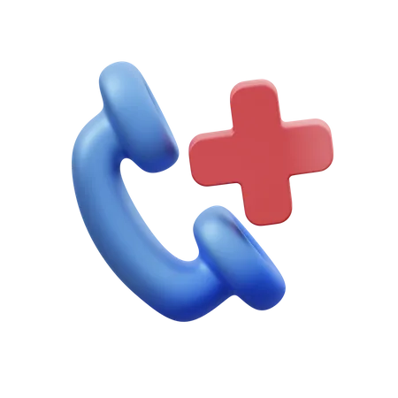 Emergency Call  3D Icon