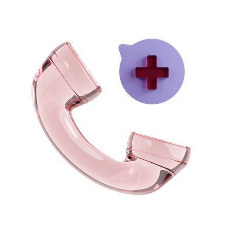 Emergency Call  3D Icon