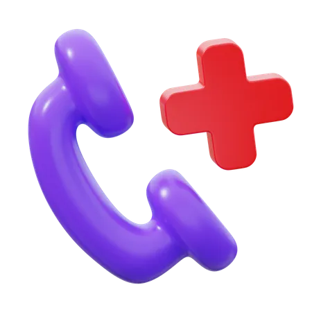 Emergency Call  3D Icon