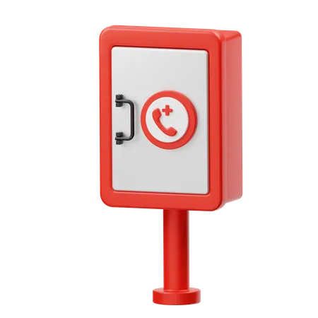 Emergency Call  3D Icon