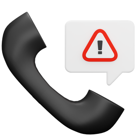 Emergency Call  3D Icon