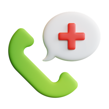 Emergency call  3D Icon