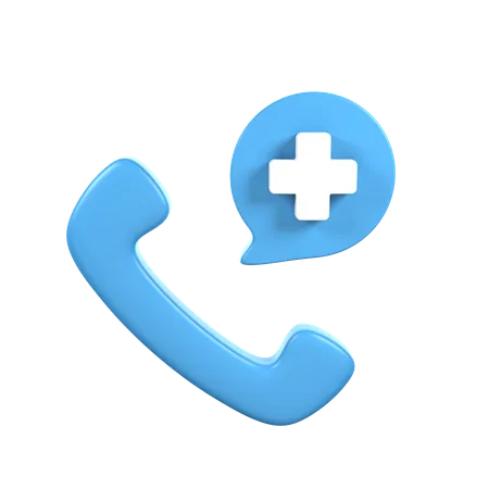 Emergency Call  3D Icon