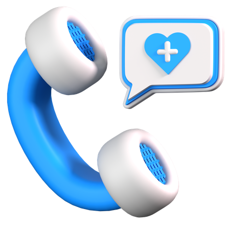 Emergency Call  3D Icon