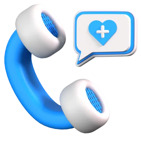 Emergency Call  3D Icon