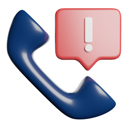 Emergency Call  3D Icon