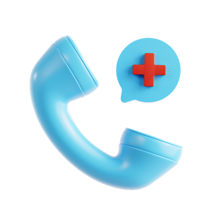 Emergency Call  3D Icon