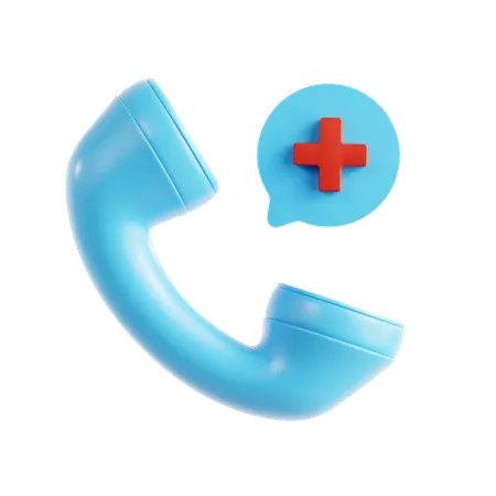 Emergency Call  3D Icon