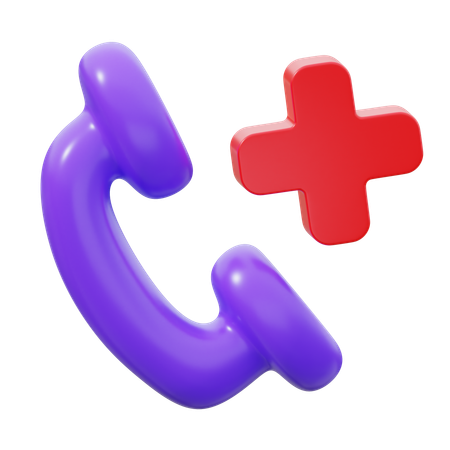 Emergency Call  3D Icon