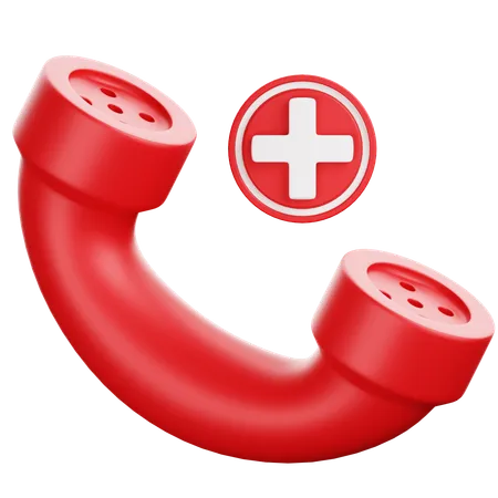 Emergency Call  3D Icon